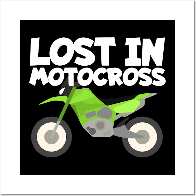 Motocross lost in Wall Art by maxcode